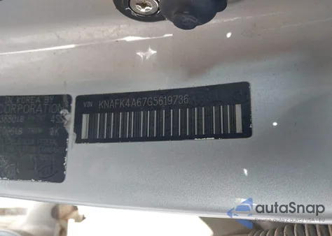 2016 Kia Forte Lx z USA, uszkodzony, nr VIN KNAFK4A67G5619736